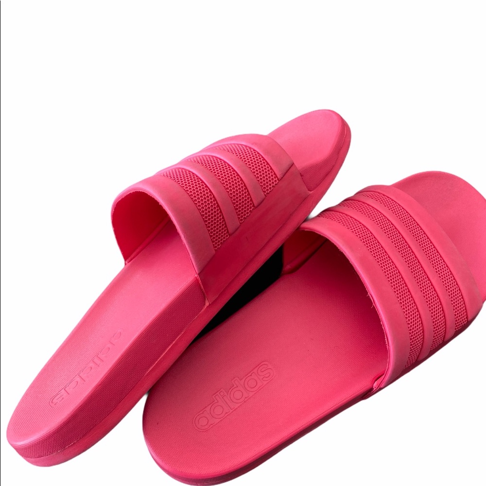 adiddas pink slides